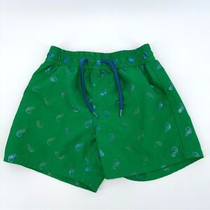 Floatimini Green Salamander Toddler Boy Swim Trunks